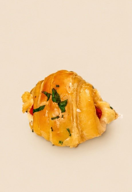 Mini croissant · Salsicha