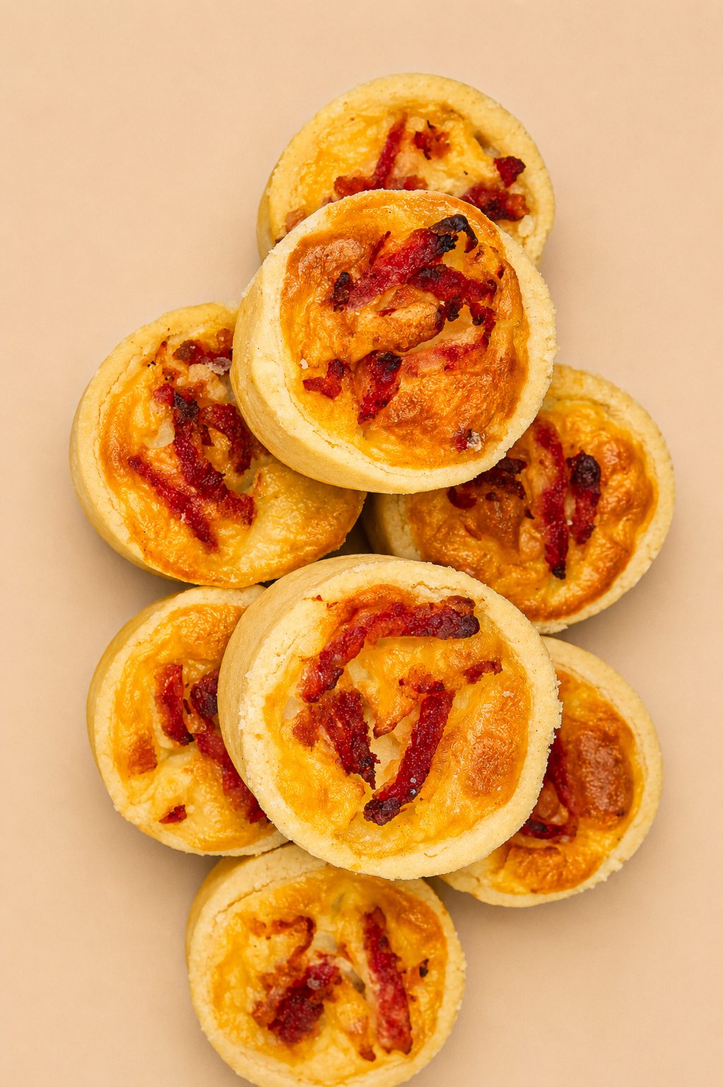 Mini quiche · Calabresa