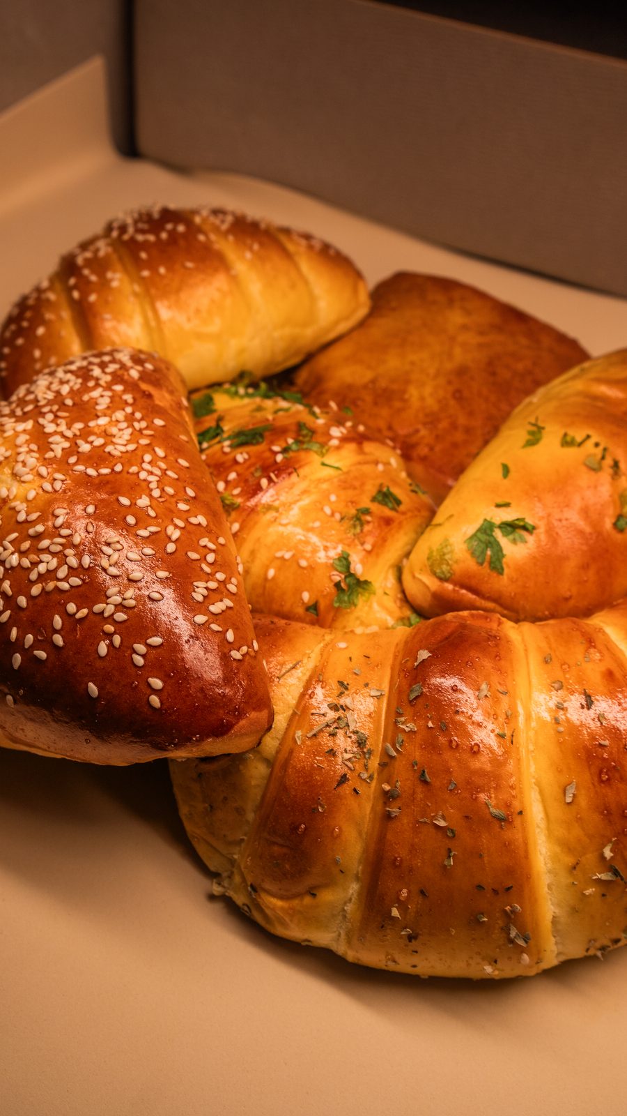 Croissant Grande · Sabores
